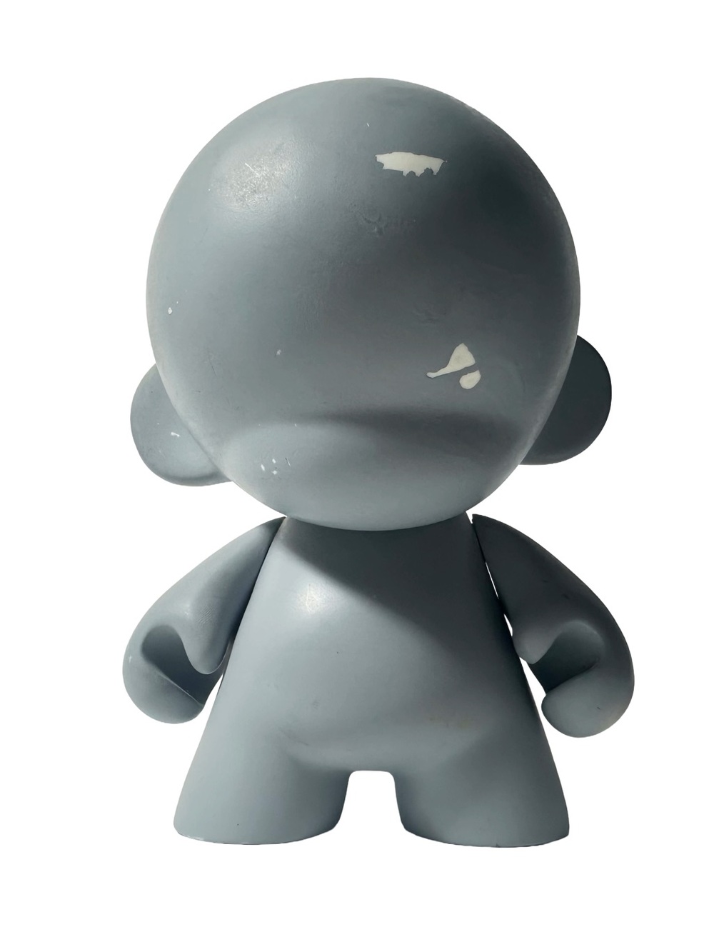 KidRobot Blank Munny World 7” Grey (White) Kid Robot Paintable Paint Your Own